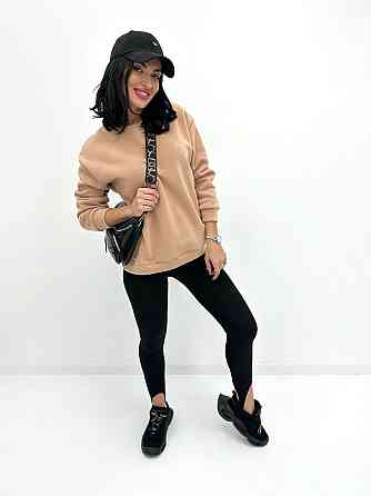 Базовий однотонний світшот "Stand" оптом | Норма і батал Бежевий, 50-52 Київ