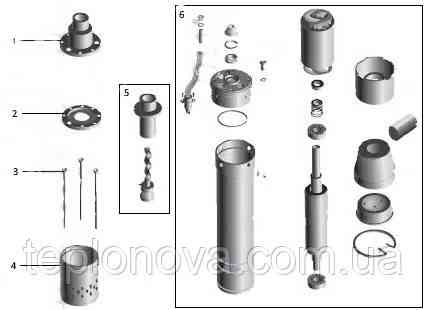 Насос свердловинний шнековий VOLKS pumpe 2QGD 1-48-0,25 кВт 2 дюйми! + кабель 15м Чернівці