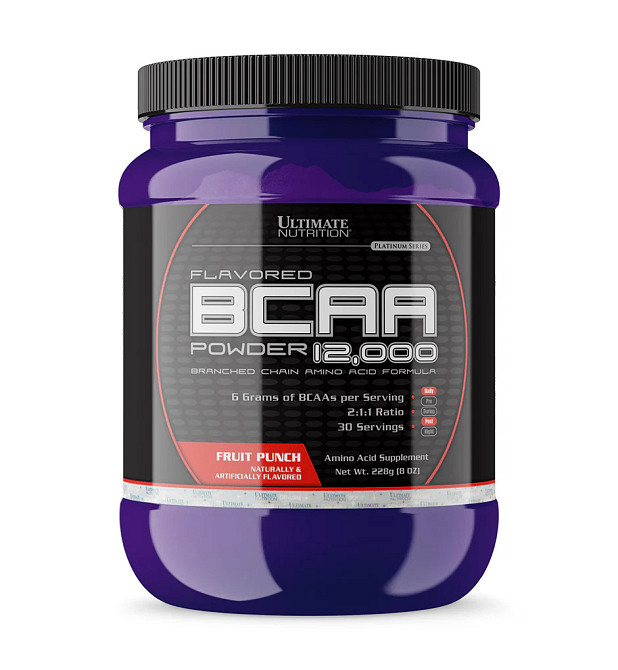 Амінокислоти Ultimate nutrition BCAA 12,000 228 г, Fruit Punch Луцьк - фото 1