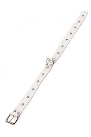 Ошейник Leather Restraints Collar, White Sex Aura Київ