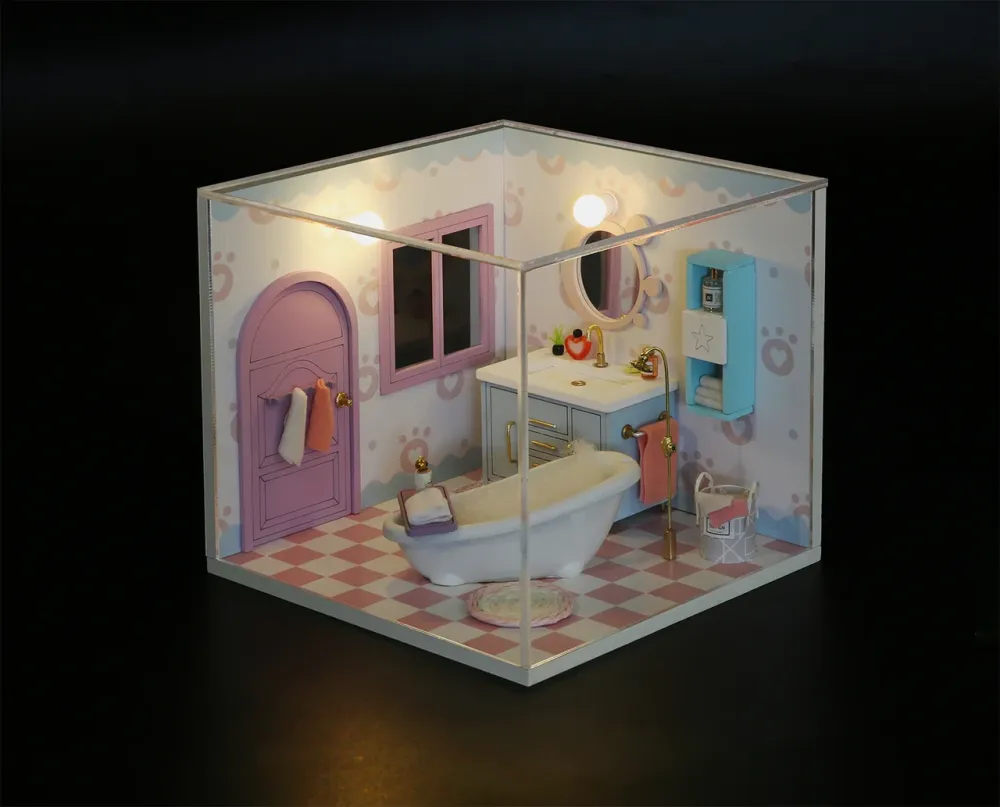 3D Румбокс DIY DIY House «Лавандовий сон» + Пилозахисний купол (S2010) Київ - фото 2