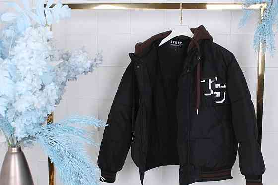 Детская куртка еврозима на мальчика подростка под резинку 170 Николаев