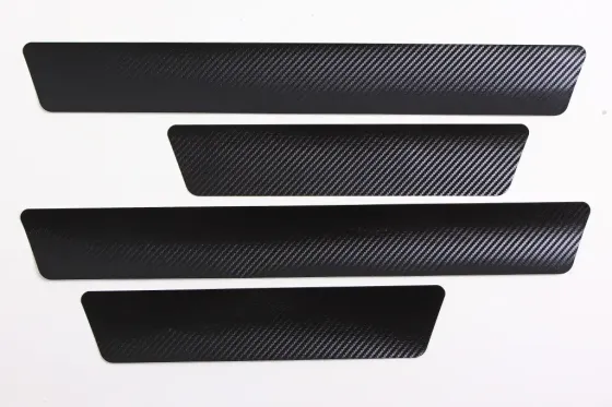 Наклейка на порога чорний карбон Автограф (4 шт.) Вінниця