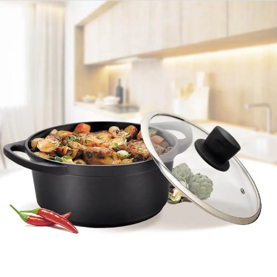 Каструля 4,3л скляна кришка двошарове а/п MR-4324 Maestro Житомир - изображение 4