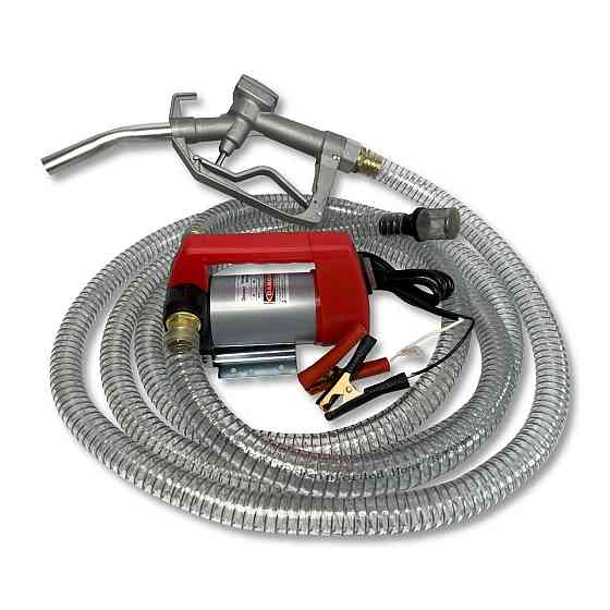 Установка для перекачування дизеля REWOLT RE SL001B-12V (насос, паливний пістолет, шланги) 12в 50л/хв Чернігів