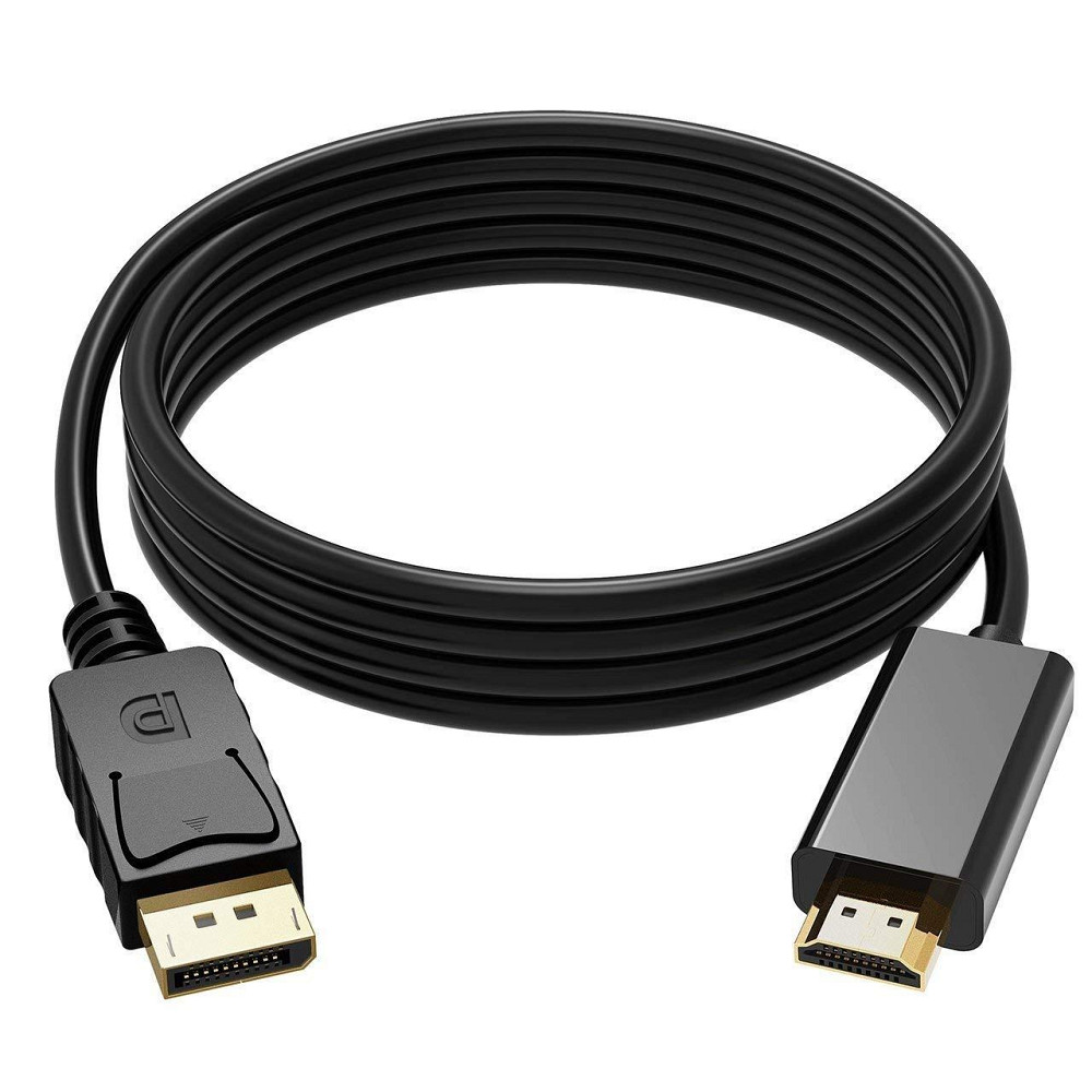 Кабель DisplayPort до HDMI 4K 1.8м позолочений Київ - фото 9