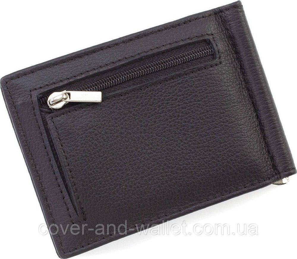 Мужской кожаный зажим для денег и карточек Marco Coverna M102 Киев - изображение 6