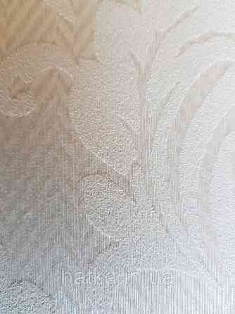 Текстильні шпалери на флізеліновій основі Cador Rasch Textil 086675 оливковий основа зигзаги ялинка вензелі Київ