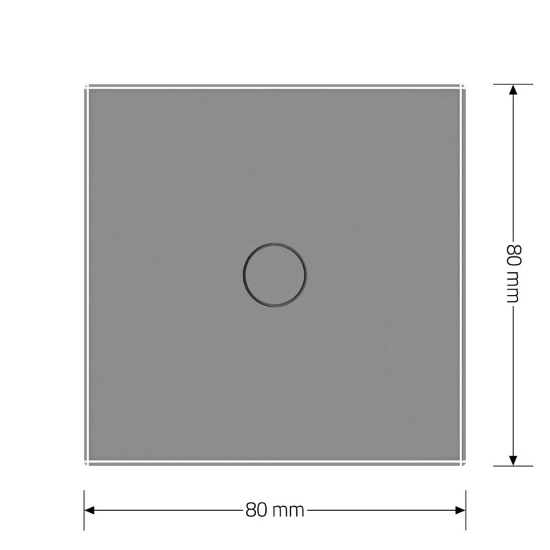LIVOLO Комплект бездротовий сенсорний вимикач + розумний вимикач (реле) Livolo сірий скло (VL- Коломия - фото 2