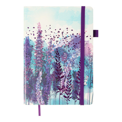 Книга записна Buromax CHERIE А5 96 аркушів лінія, фіолетовий (BM.295205-07) Вінниця - фото 1