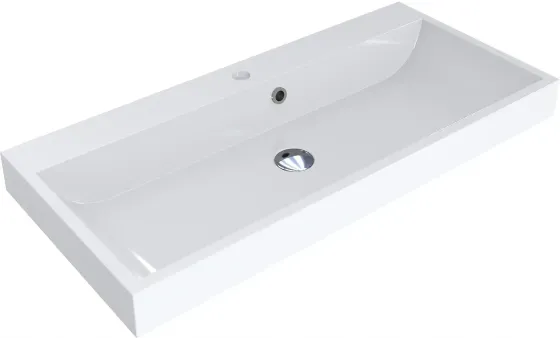 Раковина  Miraggio Biała Nablatowa Prostokątna 90 X 42Cm(260) Киев