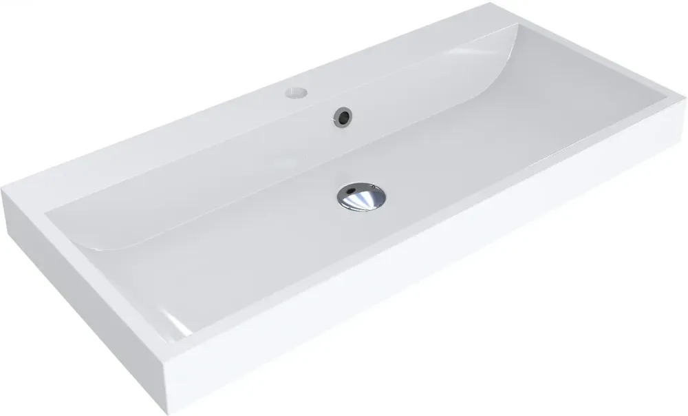 Раковина  Miraggio Biała Nablatowa Prostokątna 90 X 42Cm(260) Київ - фото 1