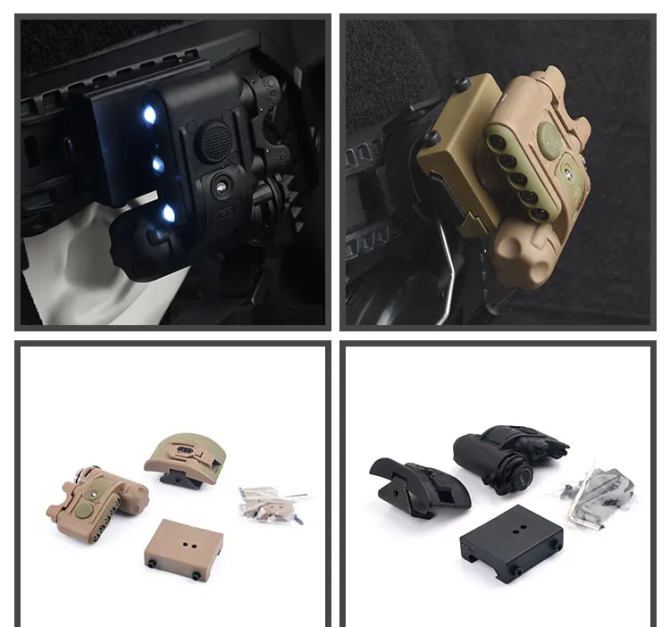 Тактический фонарь Airsoft Wadsn Gen 3 на шлем (Койот) Винница - изображение 7