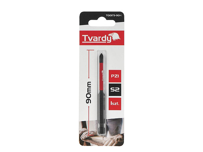 Біта удана "Tvardy" Pozidriv Pz1 x 90мм Стрый - изображение 3