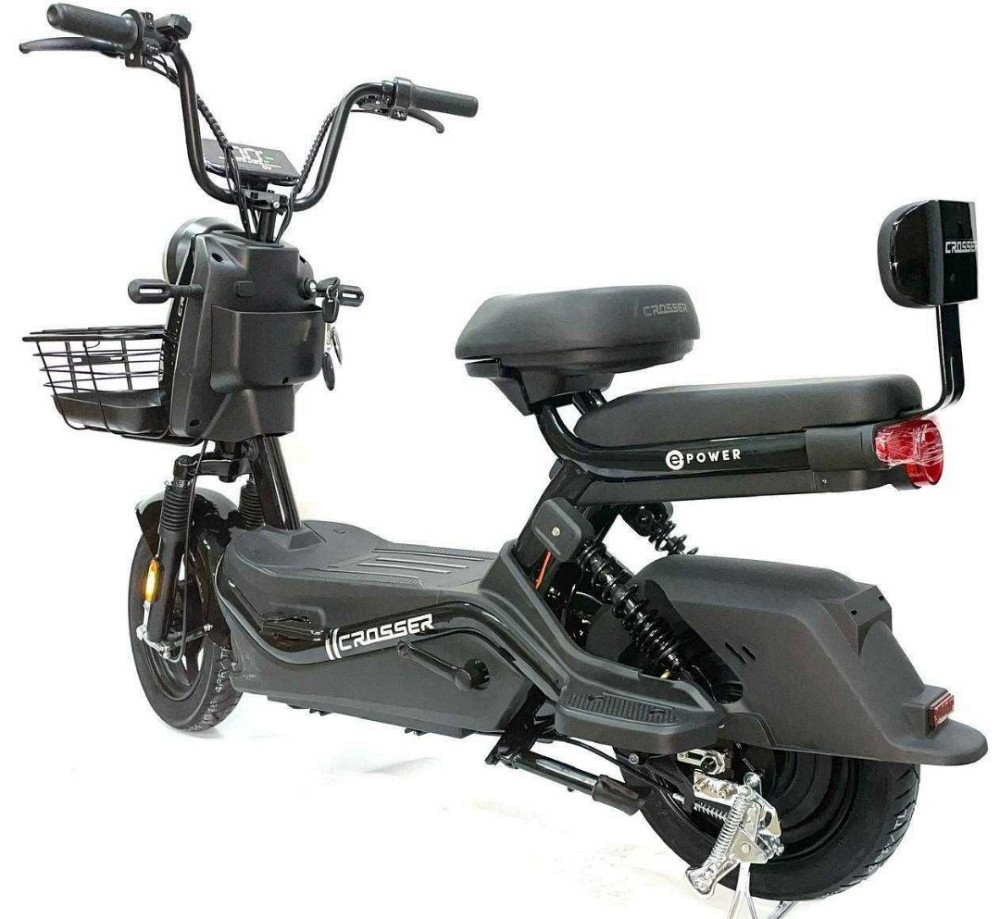 ТОП ПРОДАЖ 2026! Электровелосипед Crosser CR1 (800W 60V 21Ah) - Черный. Харьков - изображение 2