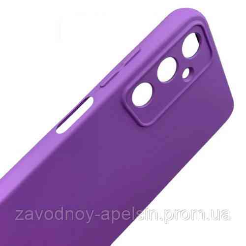 Samsung A05s A057 Чехол силиконовый Защита камеры (фиолетовый) Одесса