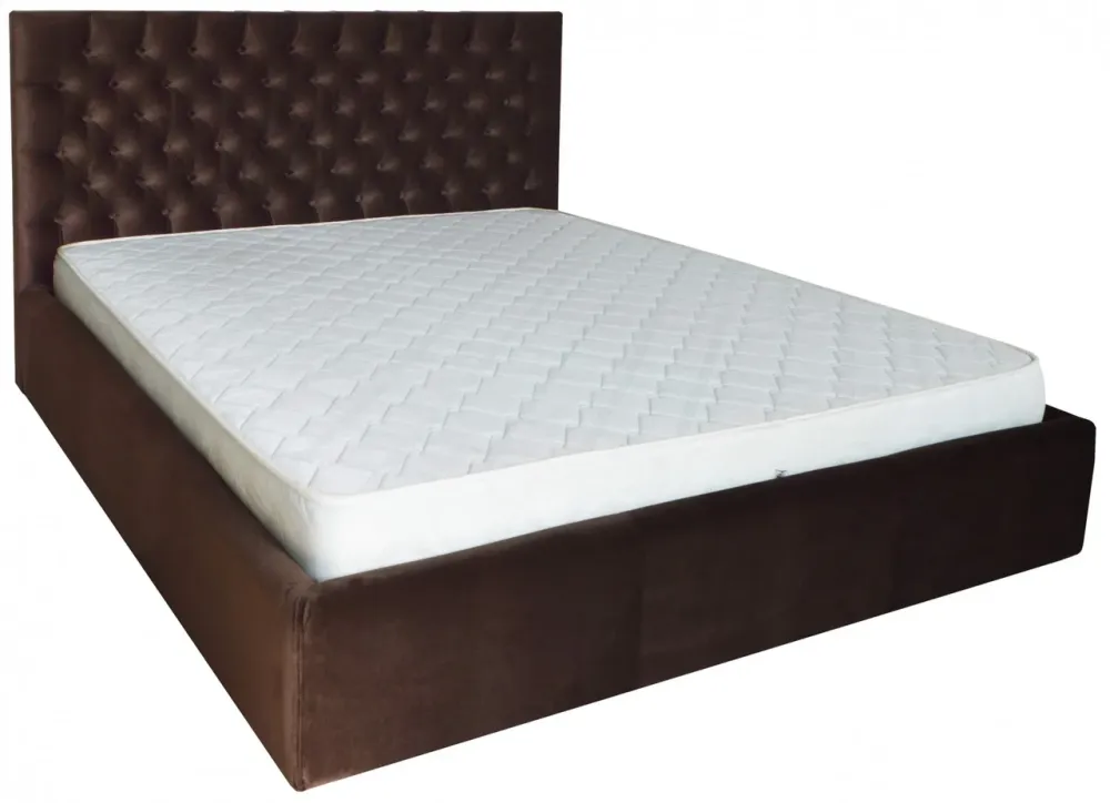 Кровать Cambridge Comfort 120 х 200 см Missoni 011 С подъемным механизмом и нишей для белья Темно-коричневый Днепр - изображение 15