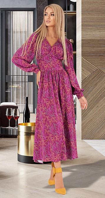 Плаття в довжині МІДІ (44) Київ - фото 2