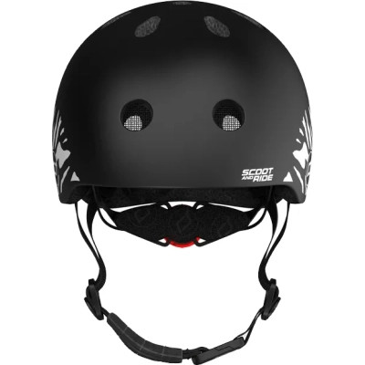 Шлем Scoot&Ride 45-51см, зебра, с фонариком (SR-181206-ZEBRA) Винница - изображение 4