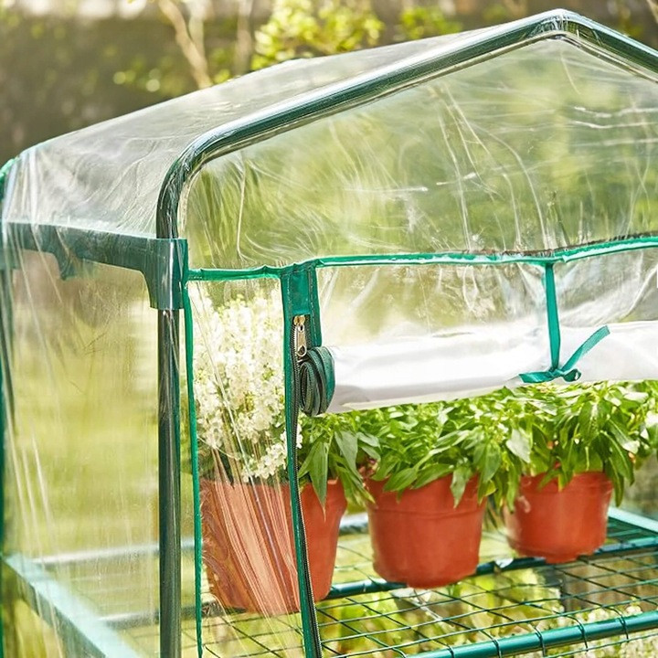 Теплица 5 уровней полок для дома или дачи 195х69х50 см Mar-Pol (M85005) Нововолынск - изображение 8