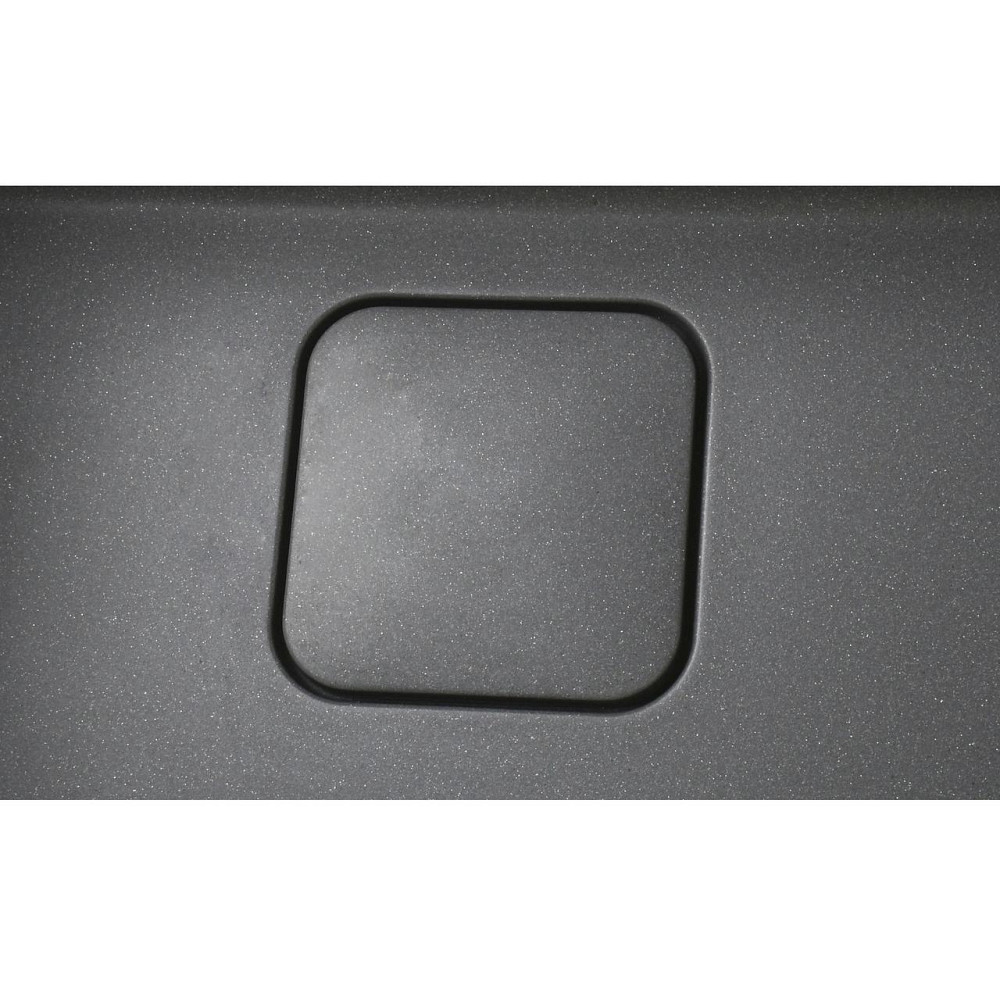 Гранитная мойка Globus Lux BARBORA серый металлик 510х510мм-А0003 Киев - изображение 3