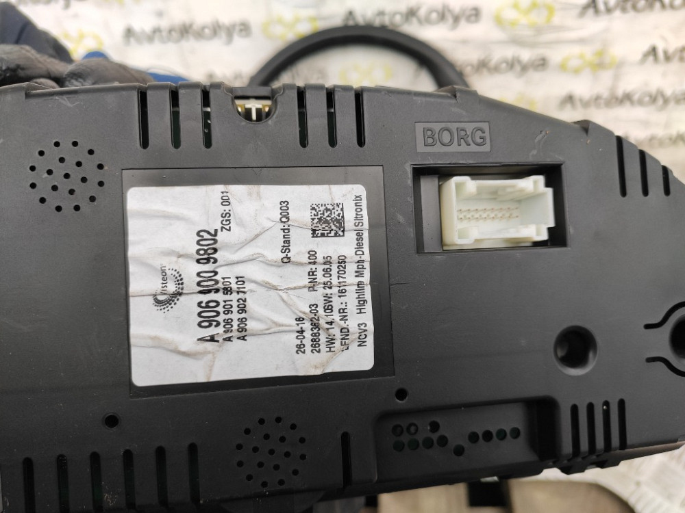 Панель приладів (спідометр) Mercedes Sprinter 2006-2018 комплект Ковель - фото 2