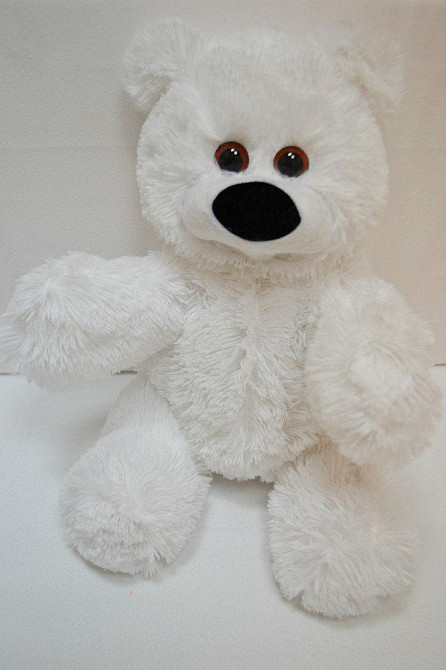 Алина Мишка Бублик 45 см Белый Киев - изображение 4