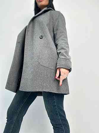 Женское кашемировое пальто Forest 42-44, Графит Киев