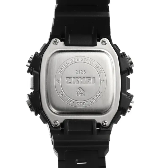Часы мужские спортивные наручные Skmei 2126 (Черные с черным) Винница - изображение 7