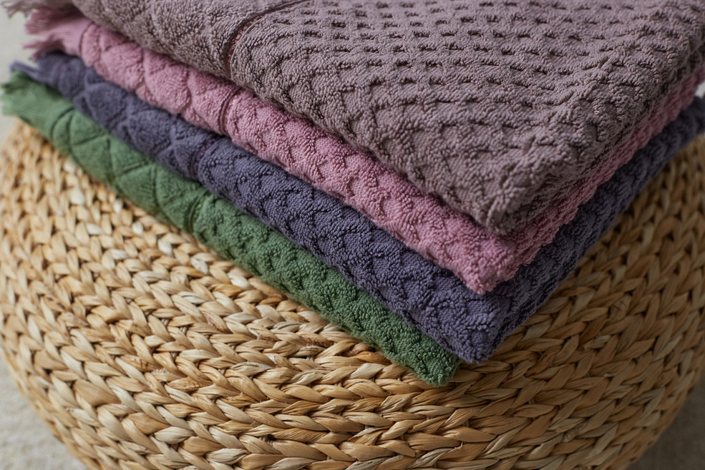 Акция! Банное махровое полотенце Ideal Textile 70х140 см Узбекистан 550 г/м2 Лиловий Черновцы - изображение 2