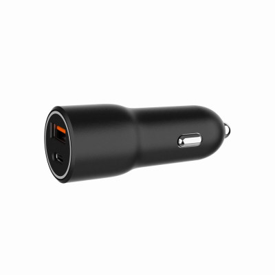 Зарядний пристрій Gembird 1xUSB-A (18W QC3.0) + 1xUSB-C (PD 20W) black (TA-UC-AC2PDQC38-CAR-01) Вінниця - фото 4