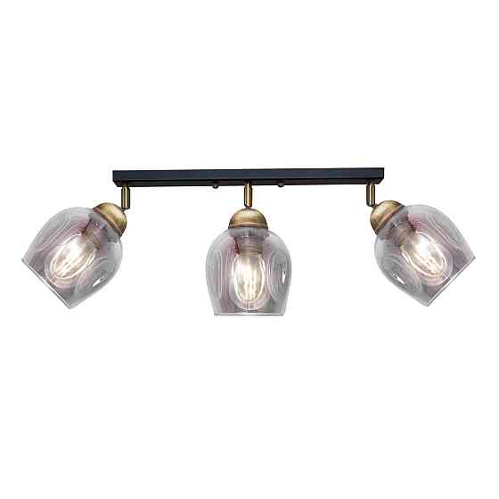 Светильник потолочный MSK Electric Enigma поворотный под три лампы PL 20241-3 BK Одесса