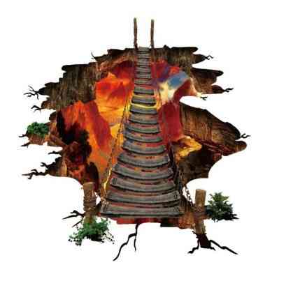 Напольная наклейка 