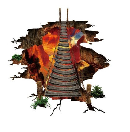 Напольная наклейка 