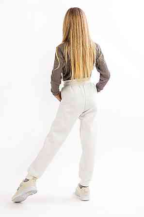 Дитячі теплі штани, молочні Крохатушка одяг Київ