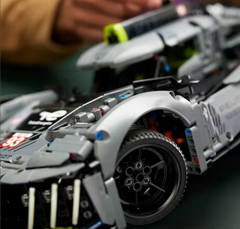 Конструктор машинка 1PEUGEOT 9X8 24H Le Mans, 1775  деталей маштаб 1:10  Пежо Гіперкар Київ - фото 7