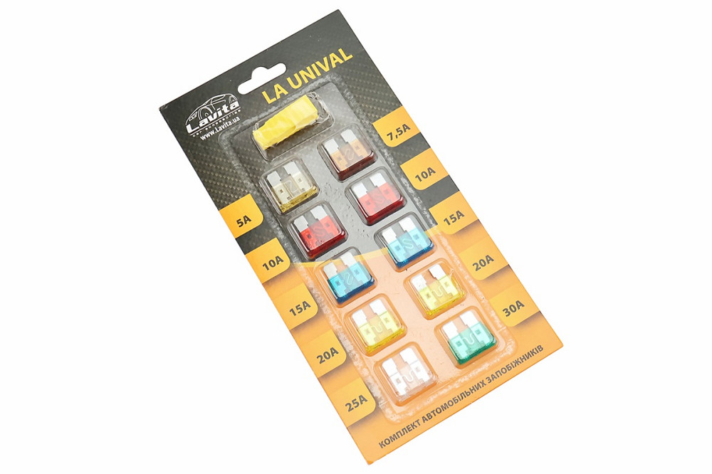 Запобіжник (квадрат) плоский евро, к-кт Київ - фото 1