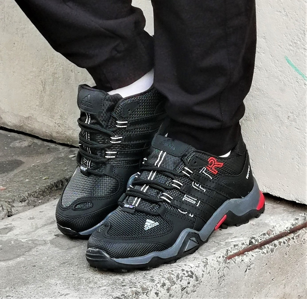 Термо Кросівки Adidas Terrex Чоловічі Чорні Адідас Терекс Єврозима Gore-Tex (розміри: 41,42,43,44) Дніпро - фото 2