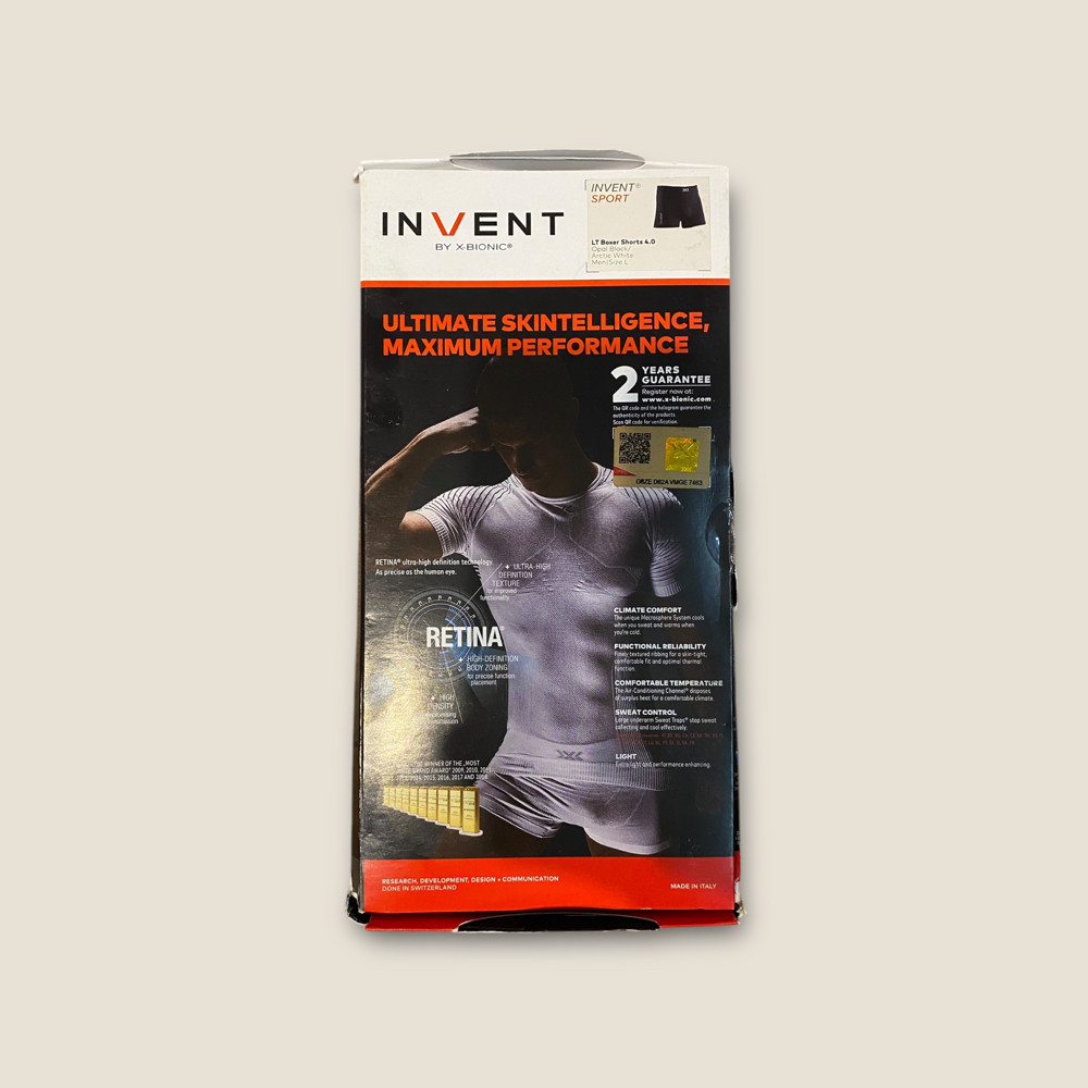 Труси X-bionic Invent® 4.0 LT Boxer М чорний L (р) Київ - фото 2