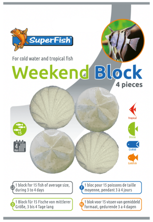 Корм выходного дня для рыб SUPERFISH WEEKEND FOOD 4 PCS(A3060005) Киев