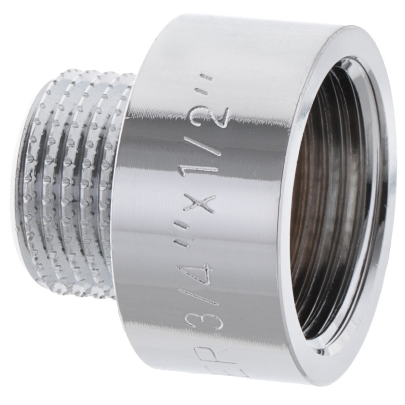 Перехідник (коннектор) 1/2 "х3 / 4" (хром) Koer KF.A0608.CHR (KF0138) Київ - фото 2