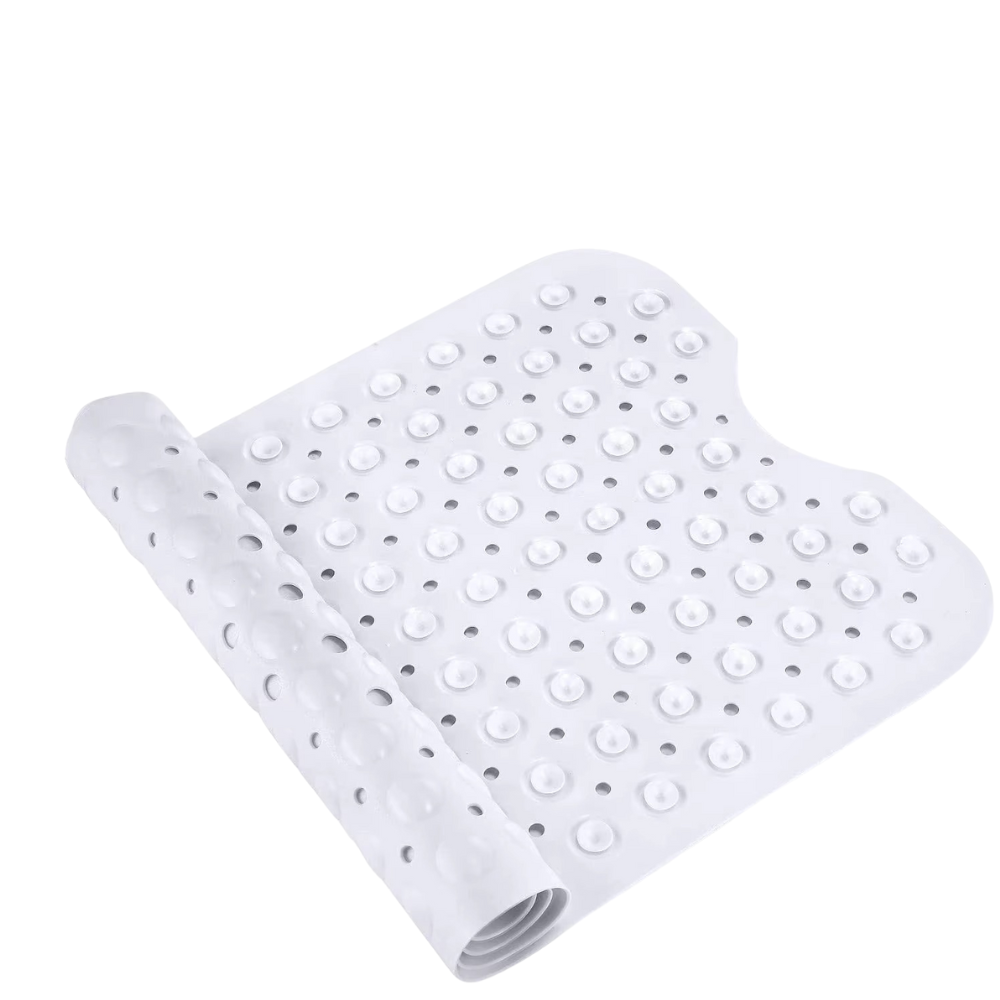 Коврик для ванной комнаты и душа атискользящий,для тела массажный силиконовый с присосками, белый 40х100 см Каменец-Подольский - изображение 5