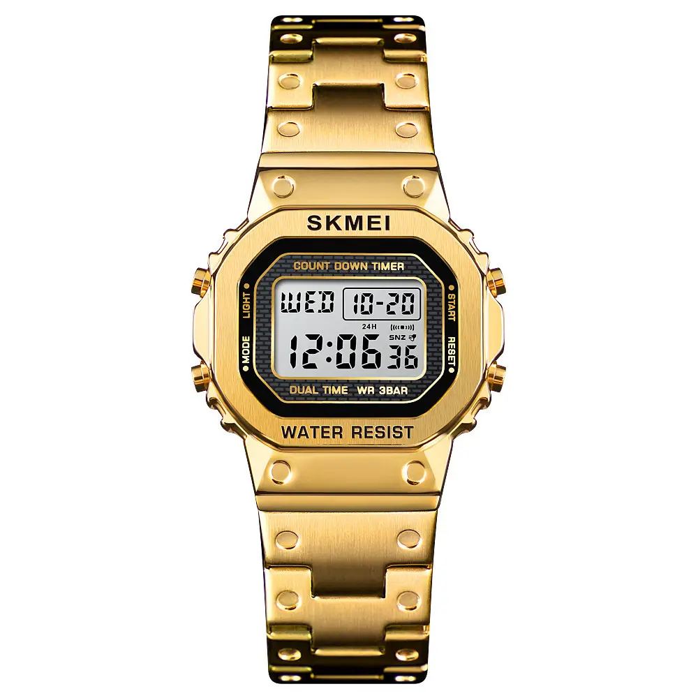 Женские спортивные часы Skmei 1433 Singapore Золотистый Винница - изображение 1