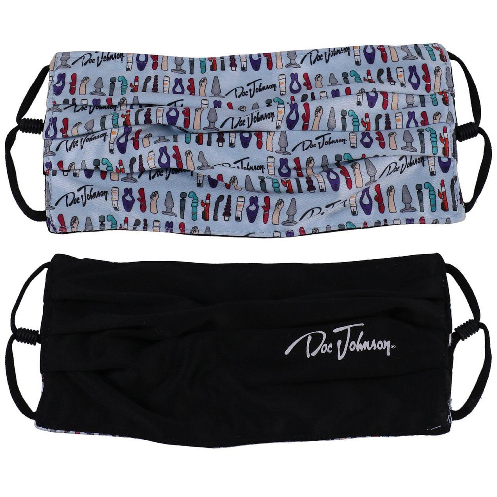 Двостороння маска Doc Johnson DJ Reversible and Adjustable face mask Sex Aura Київ - фото 1