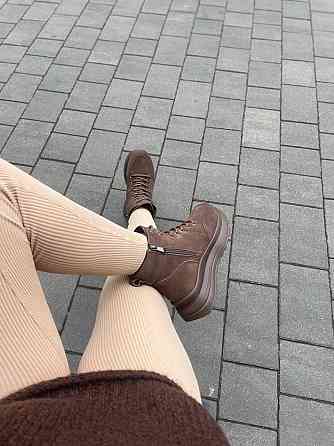 ITTS Кроссовки женские ITTS шоколадные замша натуральная зима низкий ход 36-41 ( -24) Коломия