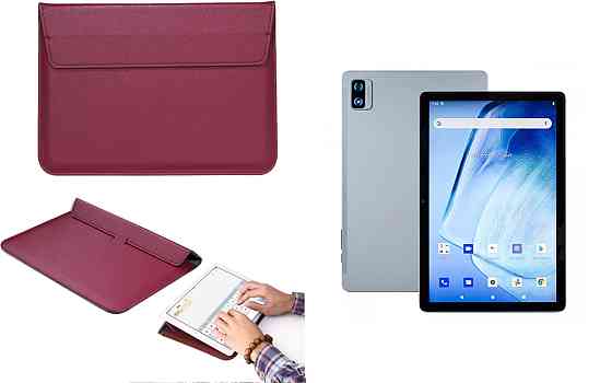 Чохол-конверт VitoCase для Cubot Tab 30, з функцією підставки для планшета Бордовий Київ