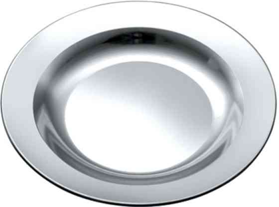 ТАРІЛКА НЕРЖАВІЮЧА СТАНДАРТ V 0,2 Л Ø 18 СМ (ШТ) 1618 ABA-OPT Одеса