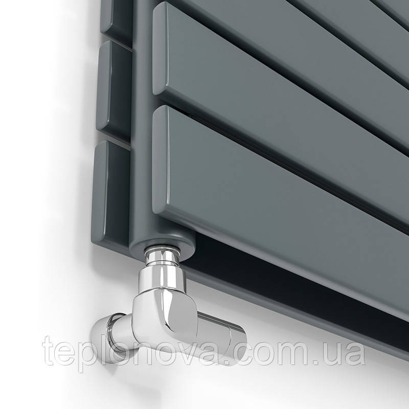 Дизайнерский радиатор 340/1600 (мм) антрацит IDEALE VITTORIA H (боковое подключение) 12 5/340/1600 Черновцы - изображение 2