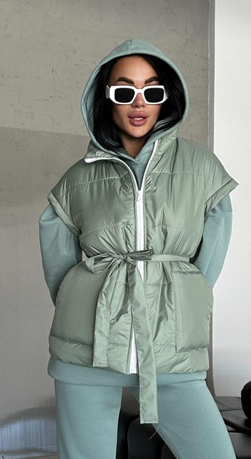 Женский теплый костюм тройка (жилетка+штаны+худи) Одесса - изображение 8