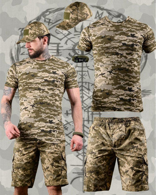 Летний тактический костюм NAUTILUS 4в1  пиксель ДЛ6998 Одесса - изображение 1